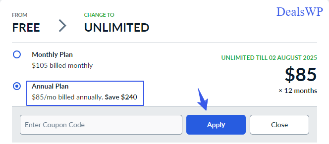 Apply Ecwid Coupon Code