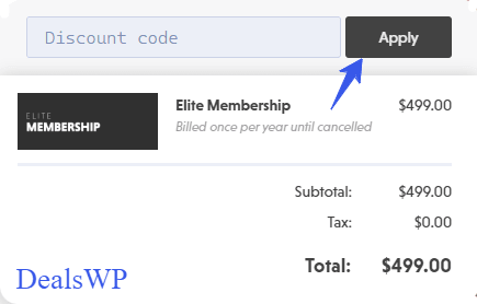 Apply Ninja Forms Coupon Code