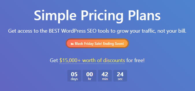 Rank Math Black Friday Offer