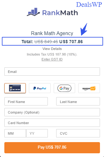 Rank Math Discount Code Deal