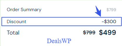 Thrive Architect Discount Order Summary