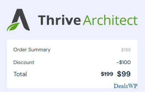 Thrive Architect Yearly Checkout