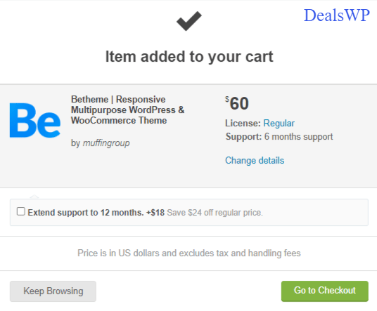Betheme Discount Deal