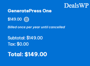 GeneratePress Deal