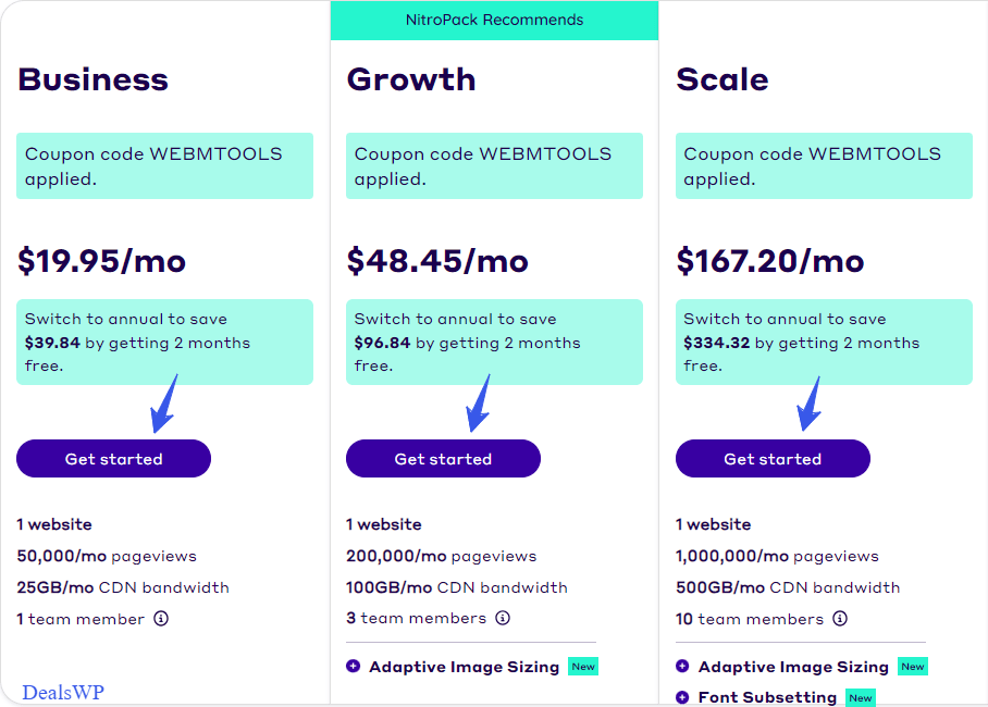 NitroPack Coupon October 2025 – Get 60% Off & Save $75 on WordPress Speed Optimization Plugin 1 NitroPack Pricing Plans with Coupon