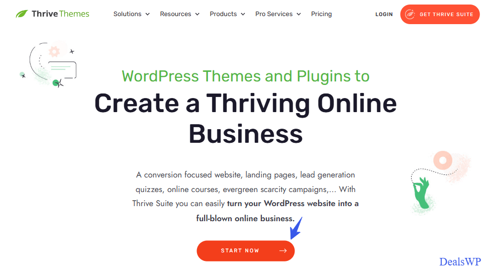 Thrive Themes Home Page